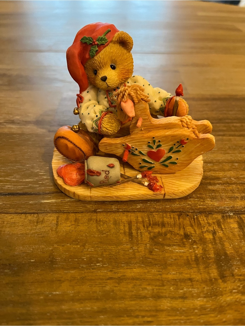 Cherished Teddies โGinger painting your holidays with loveโ
